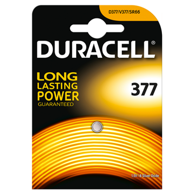 Duracell 377 Wegwerpbatterij Zilver-oxide (S)