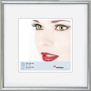 walther+ design KS220H Wissellijst Papierformaat: 20 x 20 cm Zilver