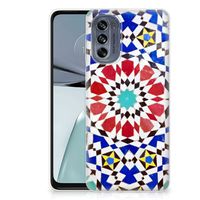 Motorola Moto G62 5G TPU Siliconen Hoesje Mozaïek - thumbnail