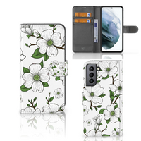 Samsung Galaxy S21 FE Hoesje Dogwood Flowers