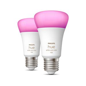 Philips Hue - E27 - 11W - White and Color set van 2 929002468802