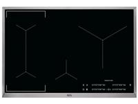 AEG IKE84445XB Autarkes Induktionskochfeld, 80cm breit, Glaskeramik, 4 Kochfelder, Hob²Hood-Funktion, Power-Funktion, Bridge-Funktion, Topferkennung, Timer, schwarz