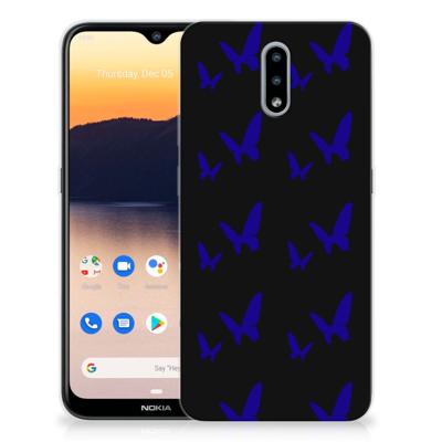 Nokia 2.3 TPU bumper Vlinder Patroon Nokia 2.3 TPU bumper Vlinder Patroon
