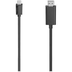 Hama 00200718 USB-C-displaykabel USB-C Adapterkabel USB-C stekker, HDMI-A-stekker 1.50 m Zwart 4K UHD