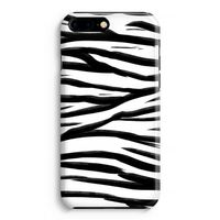 Zebra pattern: Volledig Geprint iPhone 7 Plus Hoesje - thumbnail