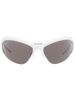 Balenciaga Eyewear lunettes de soleil Wire à monture papillon - Blanc