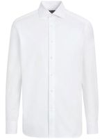 Zegna chemise à coupe cintrée - Blanc - thumbnail