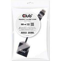 CLUB3D DisplayPort 1.2 to HDMI 2.0 UHD Active Adapter