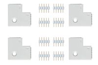 Paulmann 70616 90° hoekverbinder Kunststof (l x b x h) 2.5 x 2.5 x 0.45 cm 4 stuk(s) - thumbnail