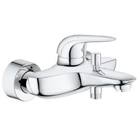 GROHE Eurostyle New badkraan met omstel en koppelingen met gesloten greep chroom 23726003