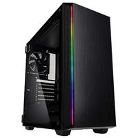 Ethereal RGB E-ATX Midtower behuizing met glasplaat, zwart