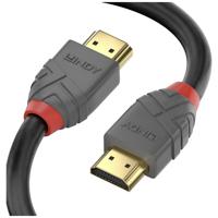 LINDY 36968 HDMI-kabel Aansluitkabel HDMI-A-stekker, HDMI-A-stekker 15.00 m Zwart, Grijs - thumbnail