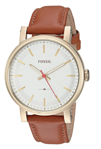 Horlogeband Fossil ES4181 Leder Bruin 18mm