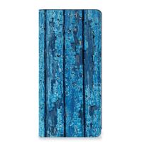 OPPO Reno8 T 4G Book Wallet Case Wood Blue - thumbnail