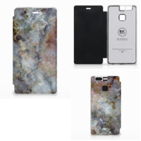 Huawei P9 Smartphonehoesje Marmer Grijs