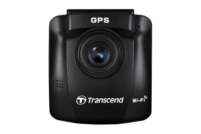 Transcend DrivePro™ 250 Dashcam Kijkhoek horizontaal (max.): 140 ° 12 V, 24 V GPS met radarherkenning, Time-lapse, G-sensor, WDR, Botswaarschuwing, Display,