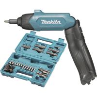 Makita DF001DW DF001DW Accu-staafschroevendraaier, Accu-knikschroefmachine 3.6 V 1.5 Ah Li-ion Incl. accu, Incl. lader, Incl. accessoires, Incl. koffer - thumbnail