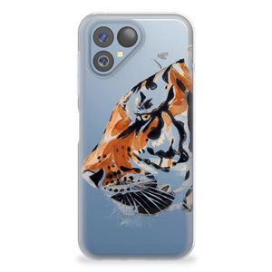 Hoesje maken Fairphone 5 Watercolor Tiger