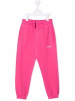 Off-White Kids pantalon de jogging à logo imprimé - Rose - thumbnail