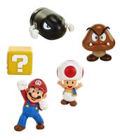 World Of Nintendo Mini Figure 5-Pack New Super Mario Bros. U Acorn Plains 6 Cm - thumbnail