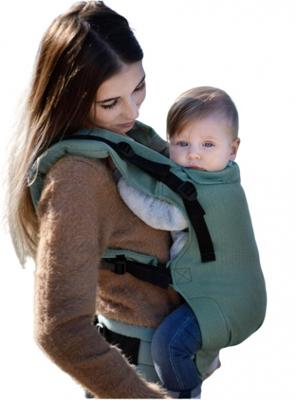 Kinder Hop draagzak Multi Grow Little Herringbone katoen