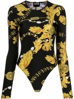 Versace Jeans Couture body à imprimé baroque - Noir