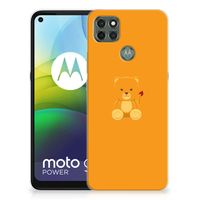 Motorola Moto G9 Power Telefoonhoesje met Naam Baby Beer - thumbnail