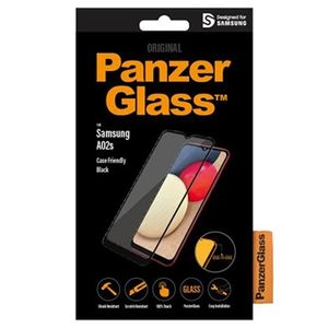 PanzerGlass Case Friendly Samsung Galaxy A02s Screenprotector - 9H - Zwart