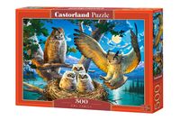 Owl Family Puzzel 500 Stukjes - thumbnail