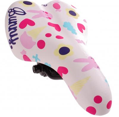 Cycle Tech Bunny zadel kinderfiets wit 22 x 14 cm