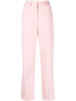 Forte Forte pantalon de tailleur à taille haute - Rose