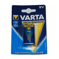 2x Varta batterij 9 volt blok