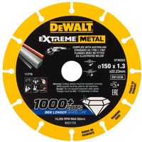 DeWalt Accessoires EXTREMEMETAL doorslijpschijf metaal 150x22.23x1.3mm - DT40253-QZ - thumbnail