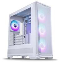 Phanteks Eclipse G400A Mid-Tower PC-behuizing - DRGB, gehard glaspaneel, ontwerp met hoge luchtstroom, gereedschapsvrije installatie, mat wit