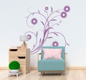 Sticker bloemen margriet