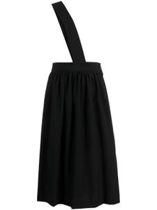 Black Comme Des Garçons jupe mi-longue à bretelles croisées - Noir