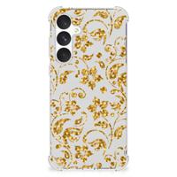 Samsung Galaxy A55 Case Gouden Bloemen - thumbnail