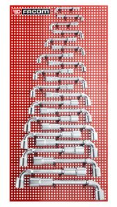 Facom 76 sets pijpsleutels, metrische maten 22p - 76.P22M