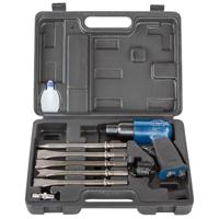 Scheppach Perslucht beitelhamer-set, bevat 5 beitelinzetstukken en een olieflesje, 4500 slagen/minuut, werkdruk 6,3 bar, luchtvereist- Ø 79,2 l/min