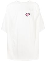 Natasha Zinko t-shirt Pixel Heart - Blanc - thumbnail