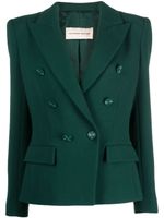 Alexandre Vauthier blazer en laine à boutonnière croisée - Vert - thumbnail