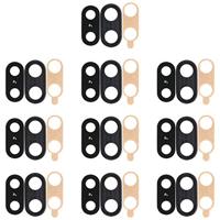 Cadre de caméra 10 PCS avec cache-objectif et adhésif pour Huawei Nova 3 (Noir)