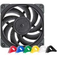 Noctua NF-A12x25 PWM chromax.black.swap case fan 4-pin PWM aansluiting - thumbnail