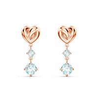 Swarovski oorbellen Lifelong 5517942 roségoud