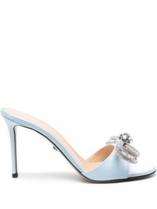 MACH & MACH mules à ornements en cristal - Bleu