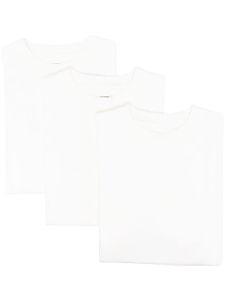 Jil Sander lot de 3 t-shirts à manches courtes - Blanc