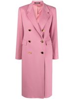 Tagliatore manteau croisé à revers crantés - Rose