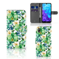 Huawei Y5 (2019) Hoesje Orchidee Groen