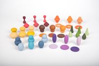 Houten regenboog loose parts van TickiT - 42-delig - thumbnail