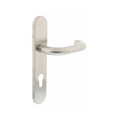 Intersteel Deurkruk Rond op schild profielcilindergat 72mm - RVS Intersteel Deurkruk Rond op schild profielcilindergat 72mm - RVS